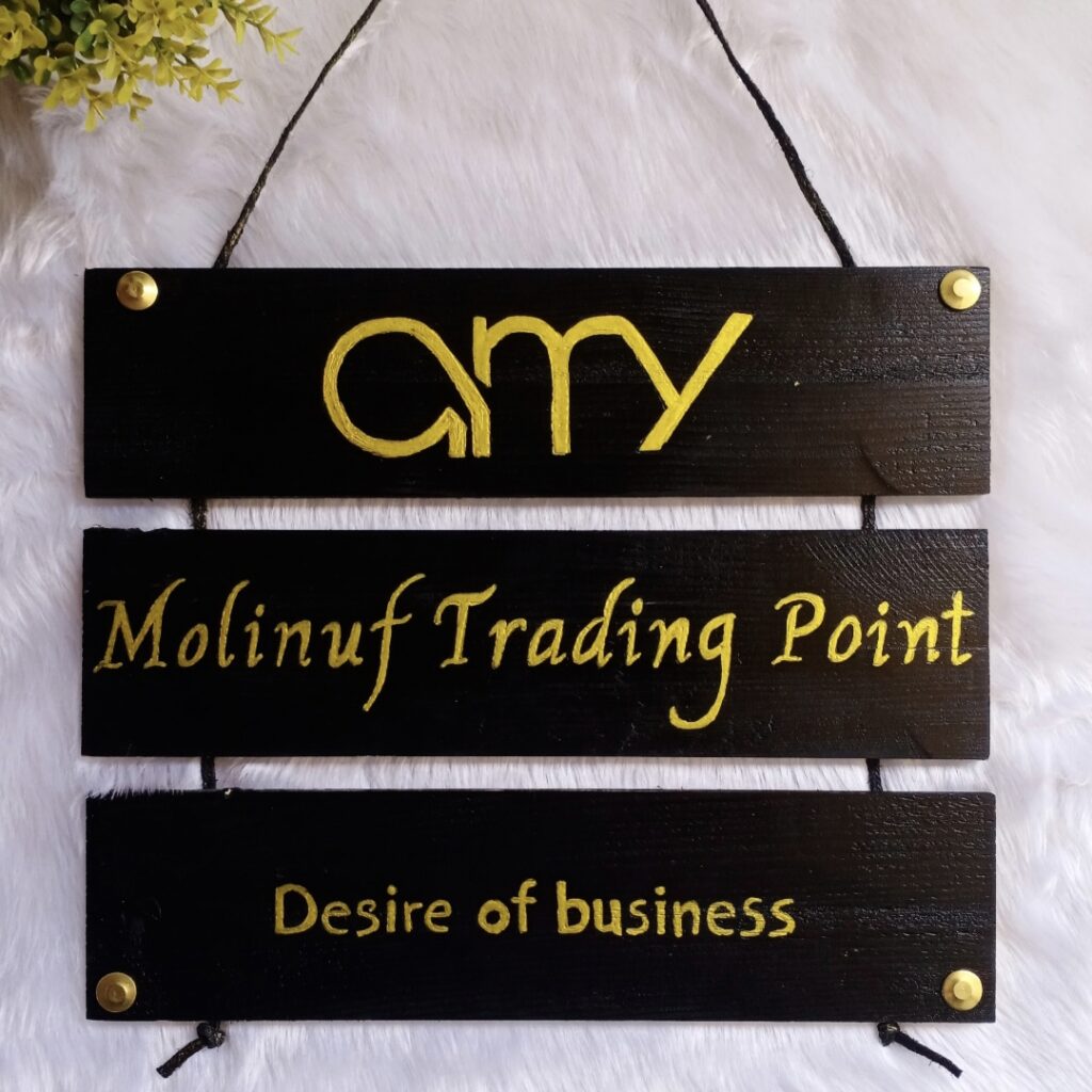 Plot Name Boards Wooden Name Plank Board - Giftsomatic