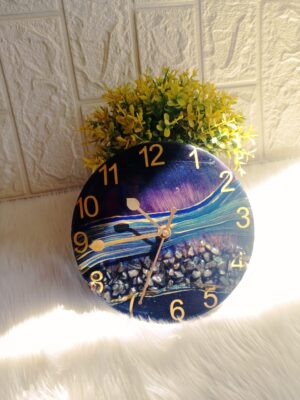 Resin Table Clock