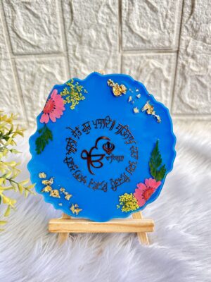 Resin Mantra Frame | Resin Waheguru Mantra Frame | Exclusive