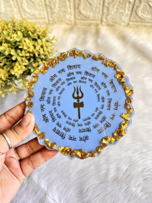 Resin Mantra Frame | Resin Shiva Mantra Frame | Exclusive