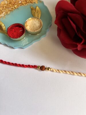 Rudraksh Rakhi | Minimal Rakhi