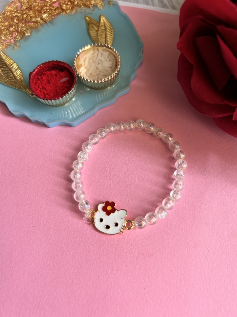 Kids Rakhi | kitty kids rakhi bracelet