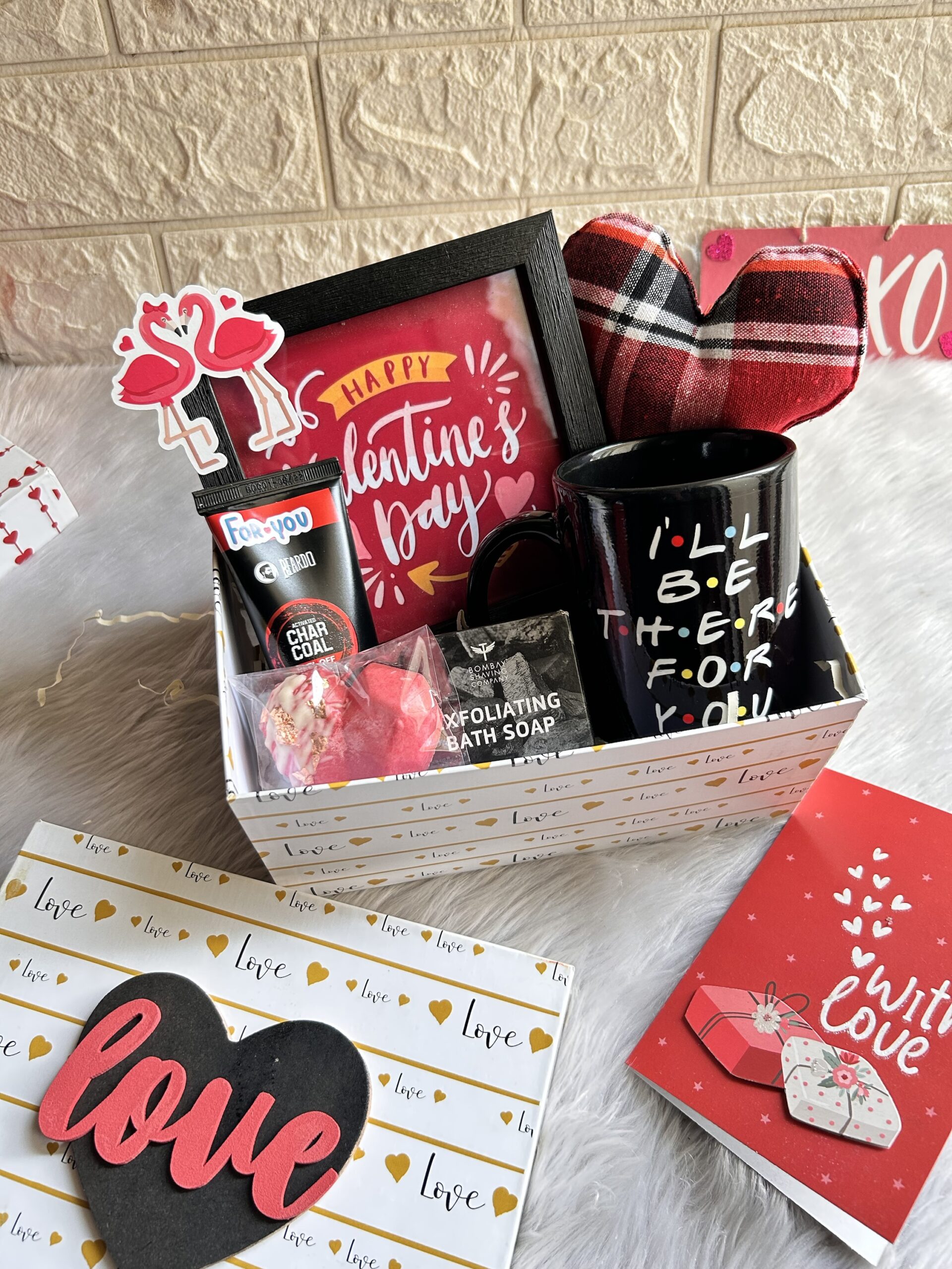 Black and red valentine love box for him♥️