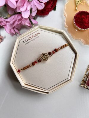 Premium Ad om diamond rakhi