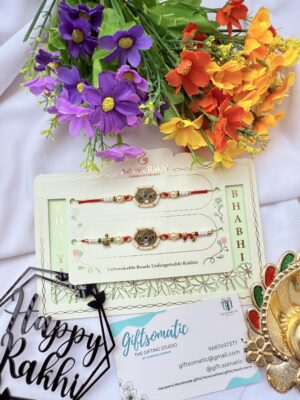 Morpankh couple rakhi set Copy