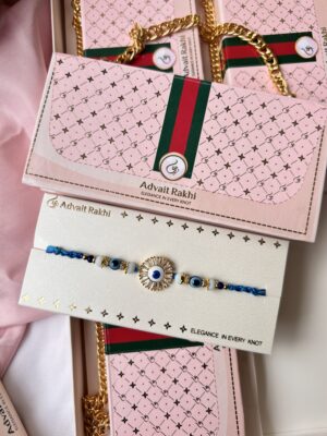 Luxury evil eye edition rakhi