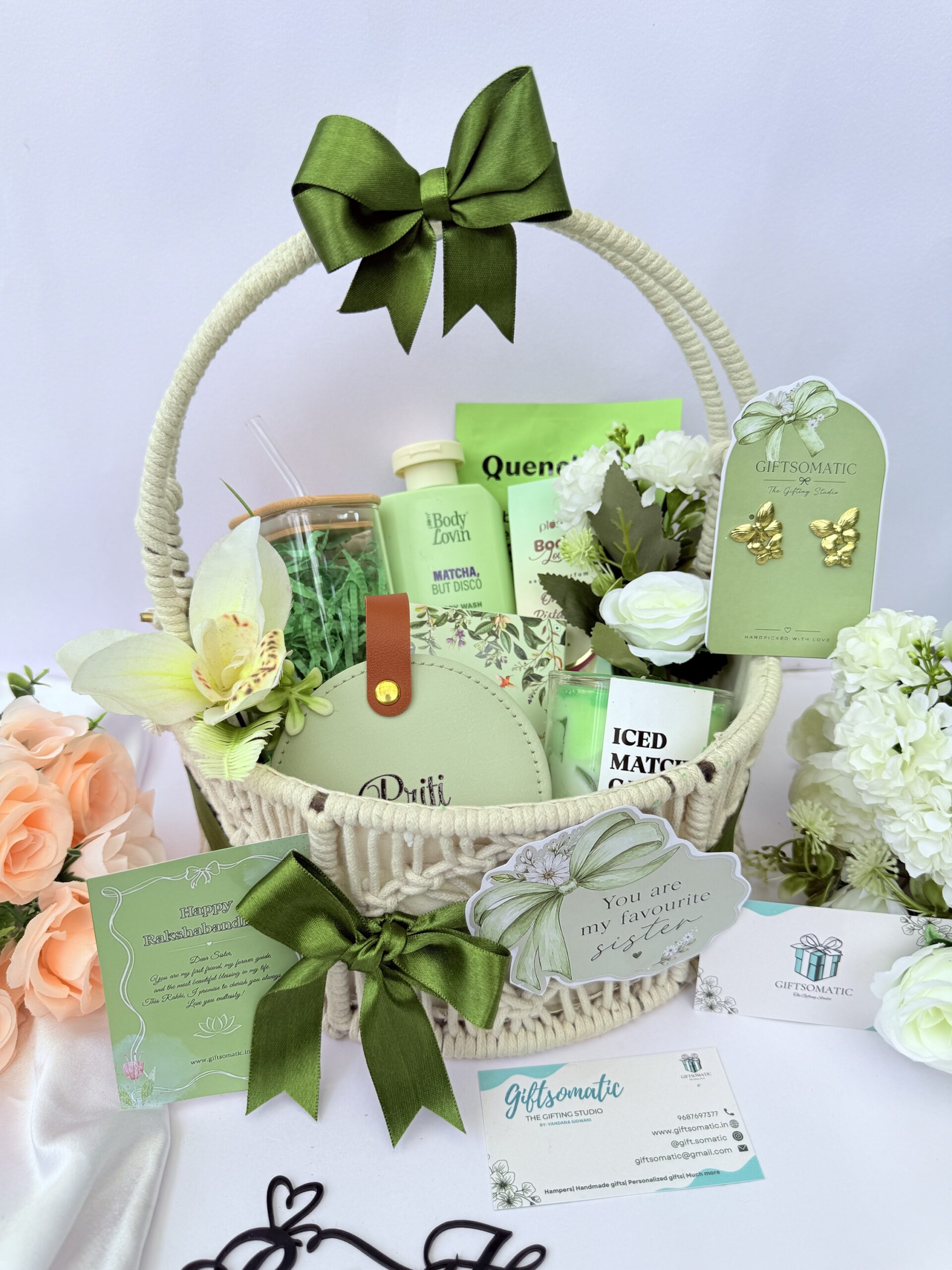 Matcha Rakhi hamper