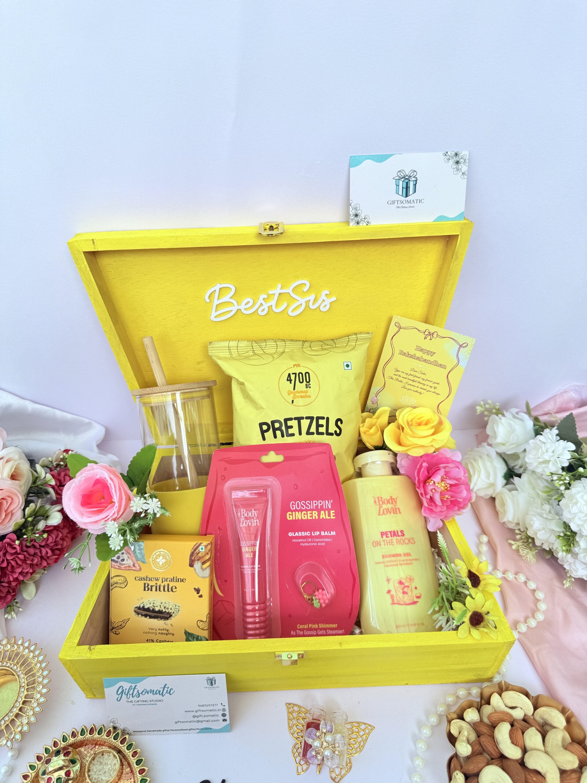 Hello sunshine Rakhi hamper for sister / sisters Rakhi hamper✨💕