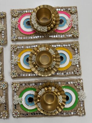 Evil eye tealight candle holder | Festive tealight candle holder [ single piece]